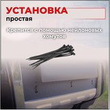 Зимняя заглушка решётки переднего бампера Mitsubishi Pajero IV 2014- (рестайлинг 2)