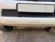 Зимняя заглушка решетки переднего бампера Toyota Land Cruiser Prado 150 2009—2013