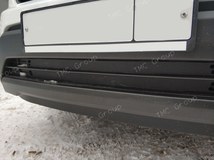 Зимняя заглушка решетки переднего бампера Hyundai Creta I 2016-