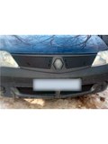 Зимняя заглушка решетки радиатора и решетки переднего бампера Renault Logan 2004-2010