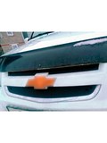 Зимняя заглушка решетки радиатора и переднего бампера Chevrolet Niva Bertone 2009-