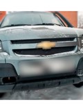 Зимняя заглушка решетки радиатора и переднего бампера Chevrolet Niva Bertone 2009-