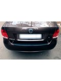 Накладка на задний бампер (со скотчем) Volkswagen Polo V (седан) 2009-2015 <(н/г) (АО) S2-3