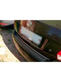 Накладка на задний бампер (со скотчем) Volkswagen Polo V (седан) 2009-2015 <(н/г) (АО) S2-3