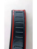 Накладка на задний бампер (со скотчем) Volkswagen Polo V (седан) 2009-2015 <(н/г) (АО) S2-3
