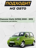 Зимняя заглушка решетки переднего бампера Daewoo Matiz 2000-