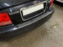 Накладка на задний бампер без скотча для Hyundai Sonata 2002-2009 S4-3