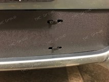 Зимняя заглушка решетки переднего бампера Mitsubishi Lancer X 2007-2010