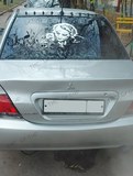 Козырек 9 зубьев EVO style для Mitsubishi Lancer 9 (седан)