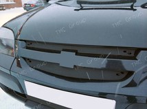 Зимняя заглушка решетки радиатора Chevrolet Niva Bertone 2009-