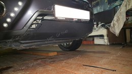 Зимняя заглушка решетки переднего бампера Nissan X-trail 2011-2015 (T31) рестайлинг
