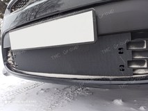 Зимняя заглушка решетки переднего бампера KIA Rio IV 2017-