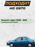 Зимняя заглушка решетки переднего бампера Renault Logan 2009-2016 рынок РФ