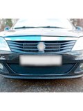 Зимняя заглушка решетки переднего бампера Renault Logan 2009-2016 рынок РФ