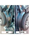 Защита задней арки без скотча для Mitsubishi Pajero IV 2006-2011