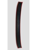 Накладка на задний бампер со скотчем для Kia Rio 3, Hatchback, 2011 - 2015 D3-9