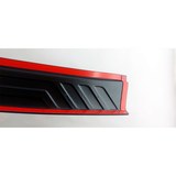 Накладка на задний бампер (со скотчем) для KIA Rio IV 2017-2019 (н/г) седан (АО)
