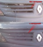 Зимняя заглушка решетки радиатора Renault Logan 2004-2010