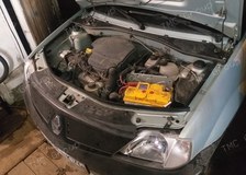 Зимняя заглушка решетки радиатора Renault Logan 2004-2010