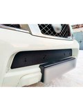 Зимняя заглушка решётки переднего бампера Nissan Pathfinder 2011-2013 (R51 рестайлинг)
