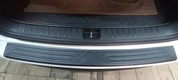 Накладка на задний бампер (со скотчем) для Hyundai Tucson 2018-2021 (III рестайлинг) D2-8