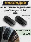 Накладки на внутренние части задних арок без скотча Changan Uni-K 2020-