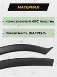 Накладки на внутренние части задних арок (вариант 2) без скотча для KIA Mohave I 2008-2019
