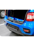 Накладка на задний бампер (черное тиснение) (со скотчем) Renault SANDERO/ SANDERO Stepway c 2014 <(н/г)(АО) (ft) S2-3