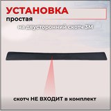 Консоль над номером крышки багажника без скотча для Lada (ВАЗ) Нива 2121 С4-2