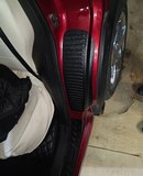 Накладки на внутренние части задних арок БЕЗ СКОТЧА Nissan Qashqai 2014-2016, Qashqai 2017-2018 J11 (рестайлинг), Qashqai 2019-н.в. (II рестайлинг)