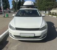 Накладки на фары (реснички) для Volkswagen Golf 2012-2017