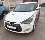 Реснички на фары HYUNDAI VELOSTER 2011-2016г