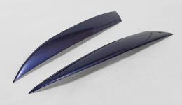 Накладки на фары (реснички) Ford Focus 2 2005-2008 дорестайлинг (ABS)