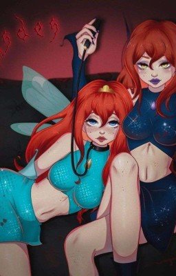 Приключение близнецов и подруги  в мире Тёмной Блум 