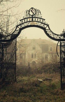 домик за окном