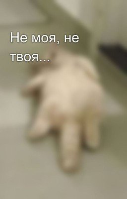 Не моя, не твоя... 