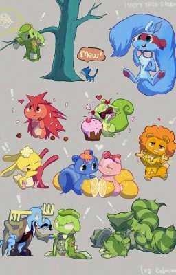 Реакция happy tree friends на Т/И(перезалив)