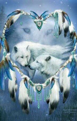 Лунная волчица и альфа