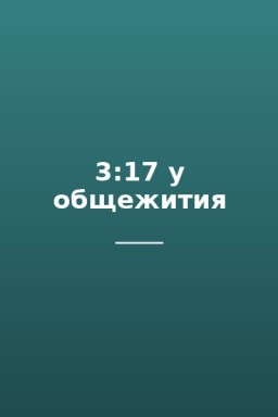 3:17 у общежития