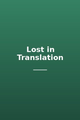 Lost in Translation