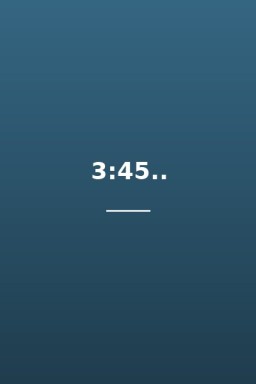 3:45..