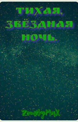 Тихая, звёздная ночь.