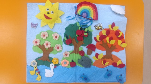 Развивающий коврик - "Времена года"