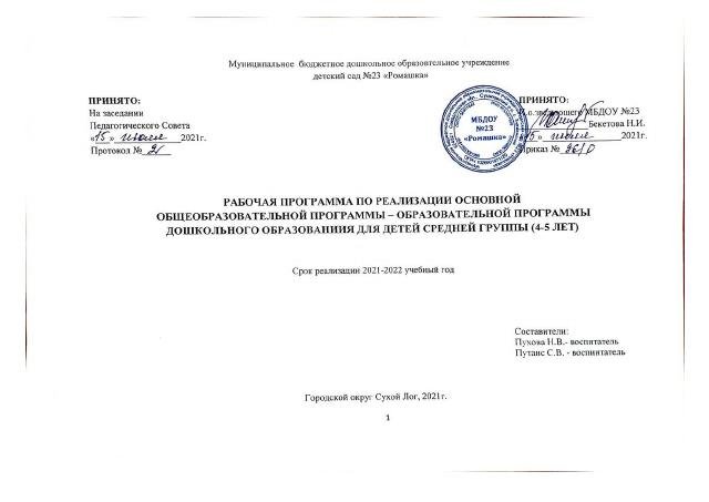 рабочая программа 2021-2022гг