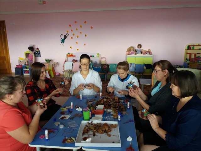 Мастер-класс для педагогов из природного материала " Совушка - Сова"