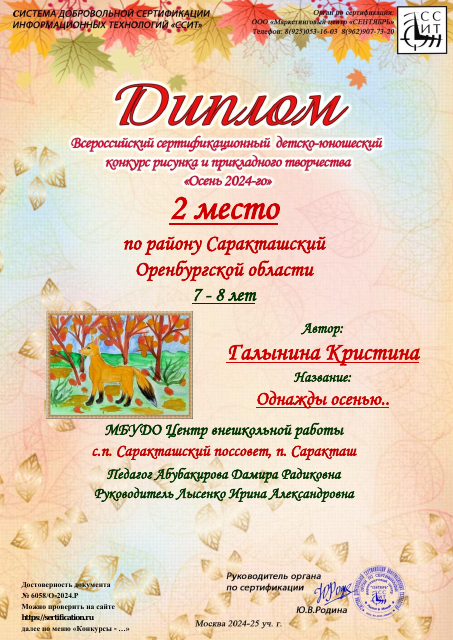 Галынина Кристина