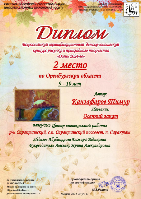 Канзафаров Тимур