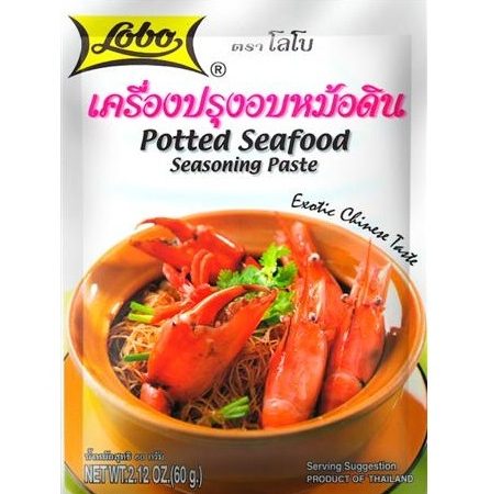 Специи - паста для морепродуктов в горшочке по-тайски Lobo 60 гр