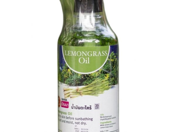 Массажное масло с лемонграссом Banna 120 или 450 мл