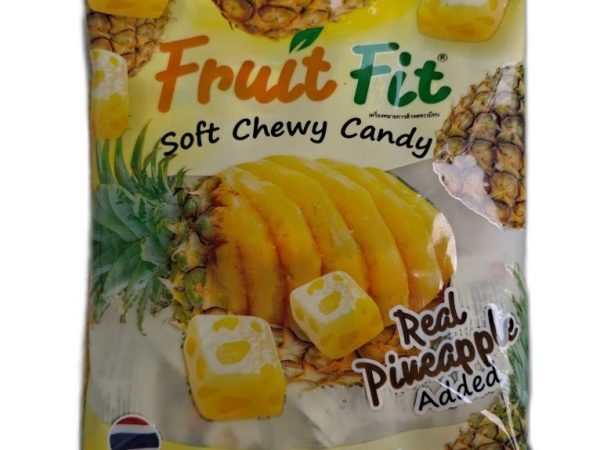 Жевательные конфеты с ананасом 84 гр